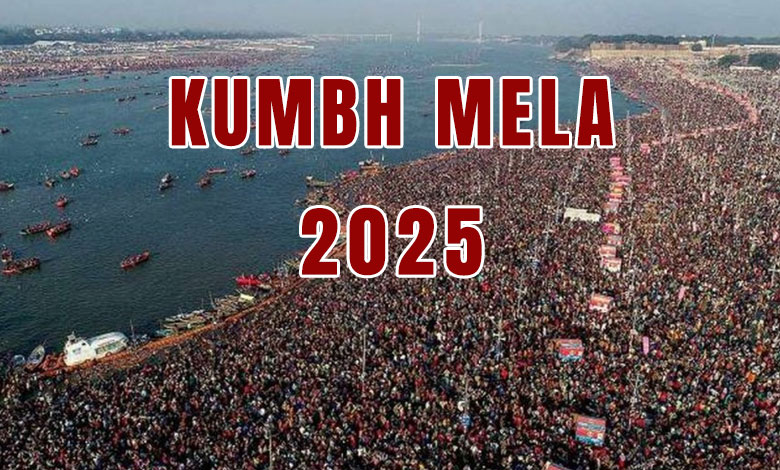 KUMBH MELA 1 Maha Kumbh Mela Turns Violent as a Hindu Social Media Influencer Dressed as Muslim Shaikh Beaten by Sadhus: Video