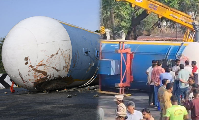 Gas Leak from LPG Tanker Overturns on Avinashi Flyover in Coimbatore, Five Schools Closed as Safety Precaution