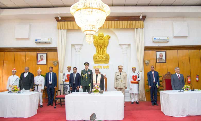 MAINPUR2 1 Ajay Kumar Bhalla Sworn in as Manipur Governor Amid Ethnic Tensions