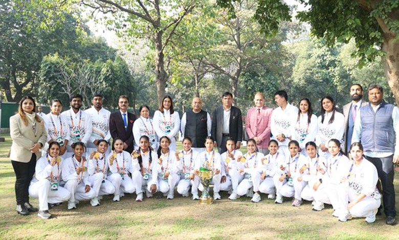 Sports Minister Mansukh Mandaviya Felicitates Kho Kho World Cup-Winning Teams