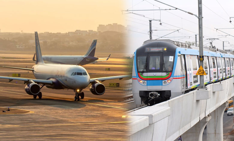 METRO AIRPORT Hyderabad Metro to Establish 60-km Link Connecting Medchal, JBS, and Airport, here are the Details