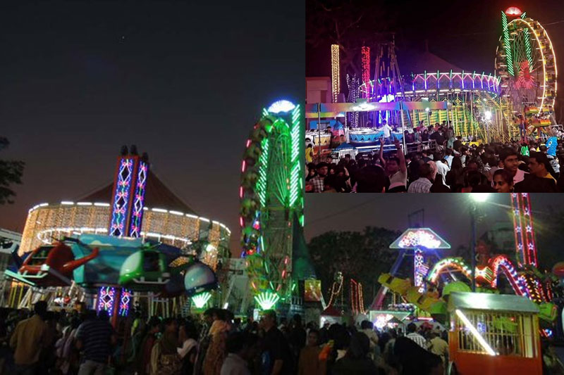 NUMAISH 2 1 Hyderabad Exhibition: Amusement Ride Malfunctions, Passengers Stuck Upside Down for 20 Minuted