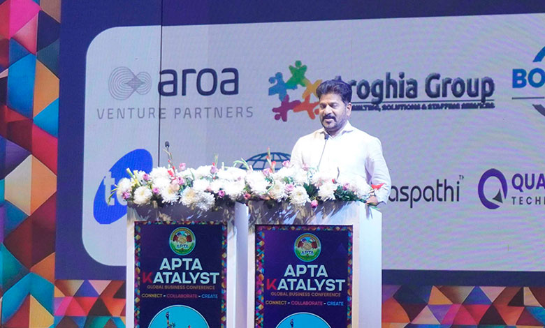 Revanth Reddy Invites NRIs to Invest in Telangana at APTA Katalyst Conference