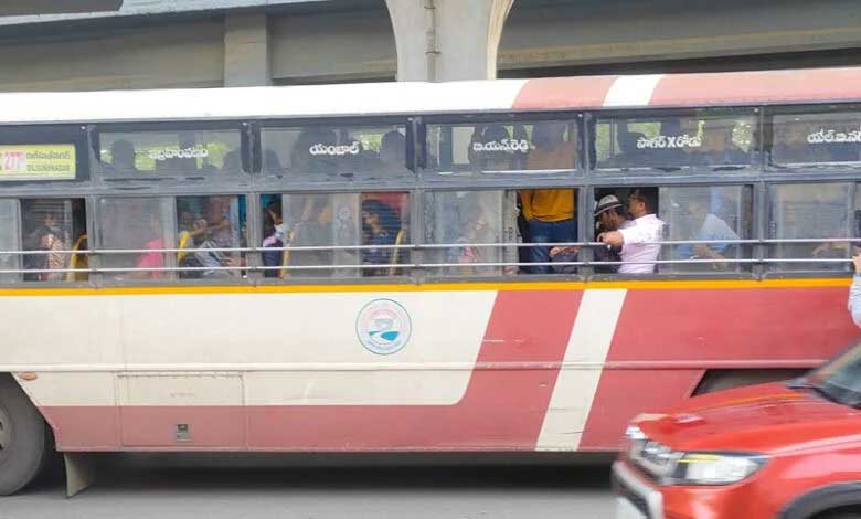 RTC BUS RTC Charges Extra for Special Buses During Sankranthi, Passengers Outraged Over Gender-Based Fare Disparities