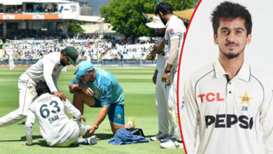 Saim Ayub Leaves for London with Azhar Mahmood for Ankle Fracture Treatment