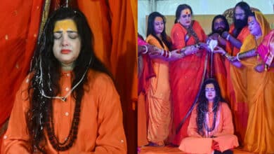 Mamta Kulkarni Gets Emotional During Her 'Sannyas' Ritual