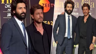 Shah Rukh Khan Teaches Kartik Aaryan Rajasthani Phrases Ahead of IIFA