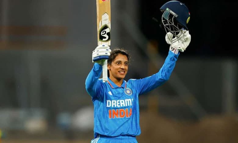 SMRITI MANDHANA 1 Smriti Mandhana, Richa Ghosh, and Deepti Sharma Named in ICC Women's T20I Team of the Year