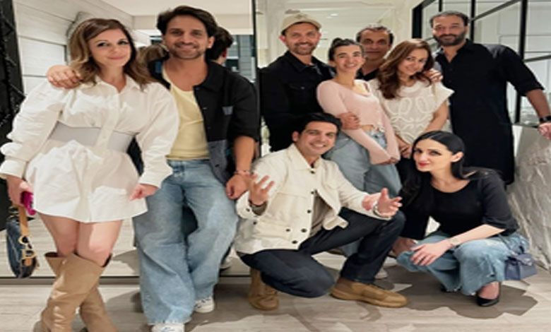 Hrithik Roshan Celebrates 51st Birthday with Ex-Wife Sussanne Khan and Ladylove Saba Azaad