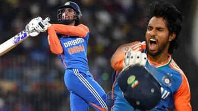 India Defeat England by Two Wickets to Take 2-0 Lead in T20I Series, Tilak Verma Shines with Bat