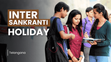 Telangana Intermediate Sankranti Holidays announced for students across all junior colleges from January 11 to 16, 2025