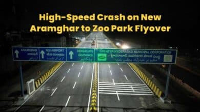 Three Boys Died in High Speed Crash on New Aramghar to Zoo Park Flyover 2 Hyderabad: Three Boys Died in High-Speed Crash on New Aramghar to Zoo Park Flyover