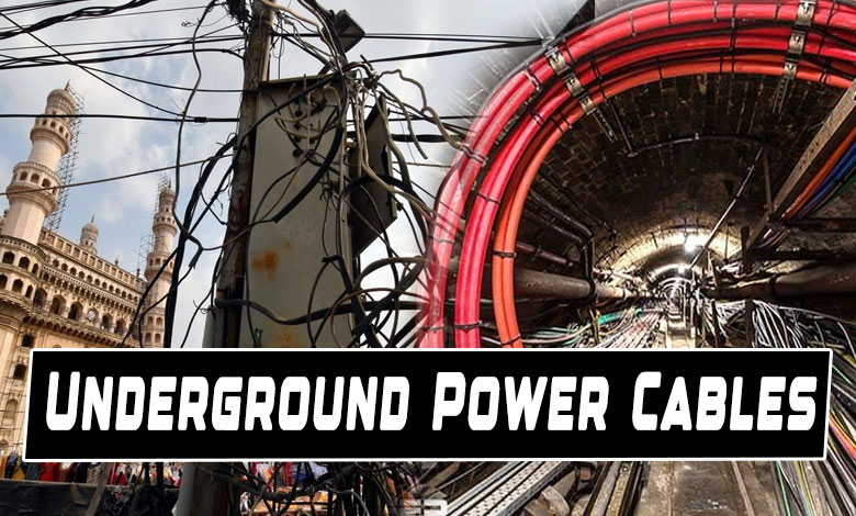 UNDERGROUND POWER CABLES 1 Hyderabad's Overhead Power Lines Set to Disappear: TGSPDCL Unveils Underground Cable Project