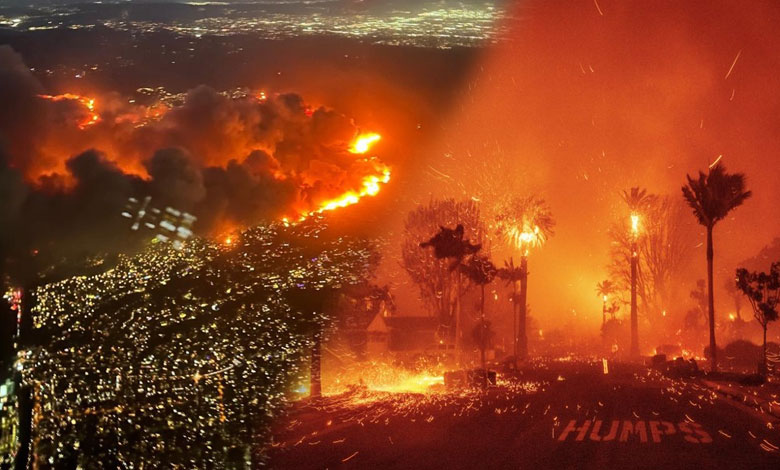 WILDFIRE 1 Watch: Hollywood Shuts Down as Los Angeles Wildfires Rage Out of Control, Thousands Flee for Their Lives