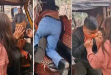 Girl Beats Auto Driver in Viral Video: Shocking Incident in Mirzapur