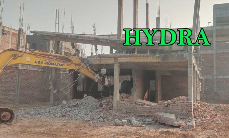 Hydra Demolitions in Neknampur: Action Taken Against Villas Built on Pond Land