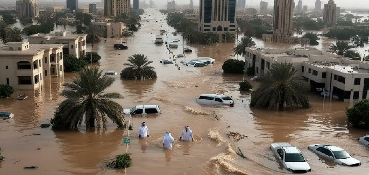 image 37 Watch: Floods in Mecca and Medina as Heavy Rain, Hailstorms, and Thunderstorms Strike Saudi Arabia: Red Alert Issued