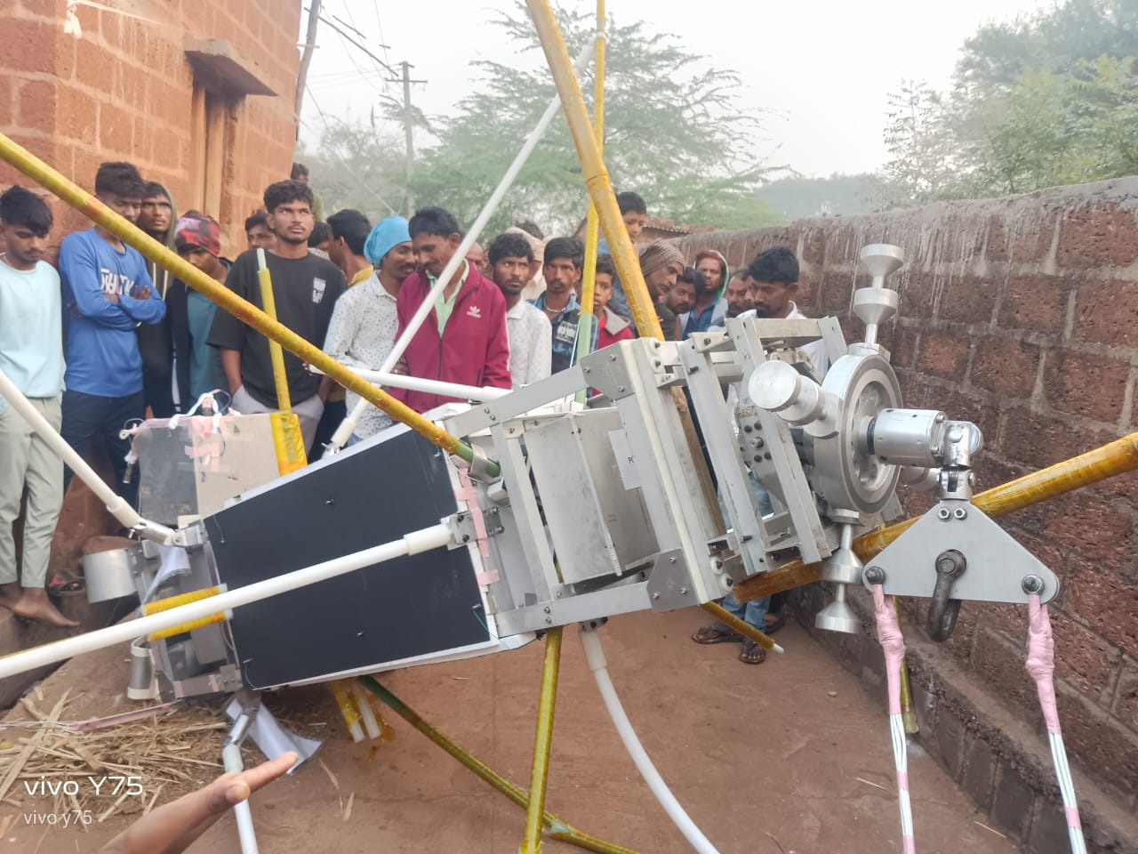 image 64 Satellite Payload Balloon Falls on House in Bidar, Creating Panic Among Villagers