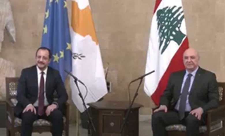 Lebanon's newly elected president meets Cypriot counterpart on ties