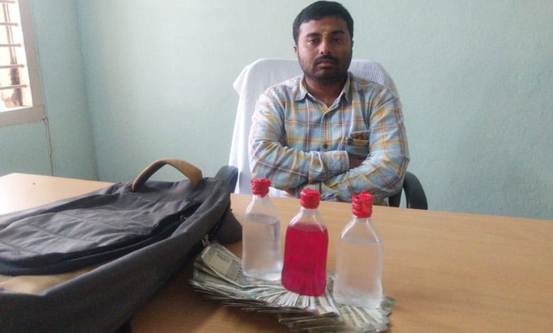 Telangana Agriculture Officer Caught Red-Handed Accepting Bribe