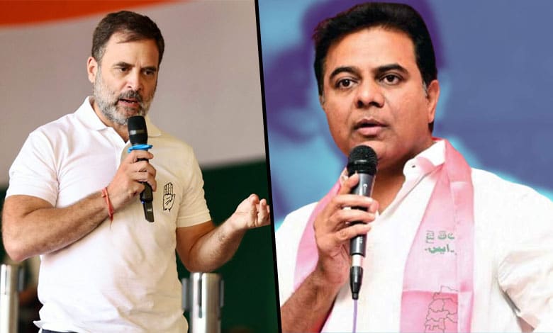 BRS Leader K.T. Rama Rao Sarcastically Congratulates Rahul Gandhi for BJP's Delhi Poll Success