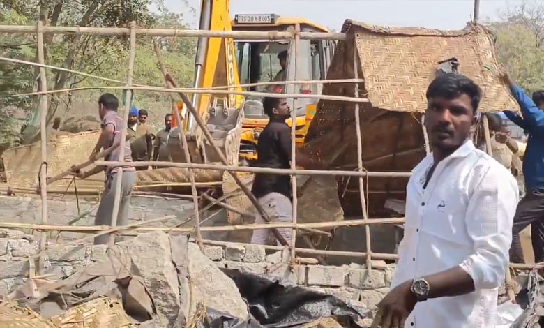 Telangana: Revenue and Municipal Officials Demolish Poor People's Homes