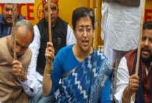 Atishi Leads Sit-in After Suspended Opposition MLAs Denied Entry into Delhi Assembly