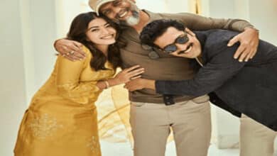 Vicky Kaushal and Rashmika Mandanna Kidnap "Chhaava" Director Laxman Utekar for a Mini Photoshoot