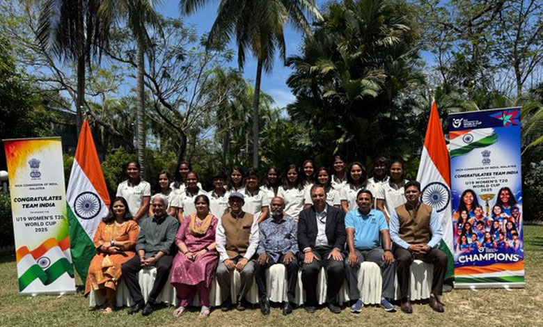 High Commission of India in Malaysia Hosts U19 Women’s T20 WC Winning Team