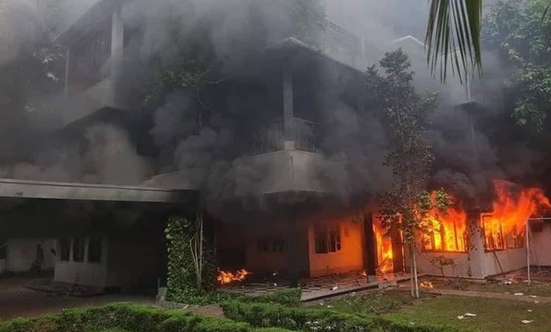 Bangladesh’s National Symbol Reduced to Ashes: Sheikh Mujib’s House Set on Fire