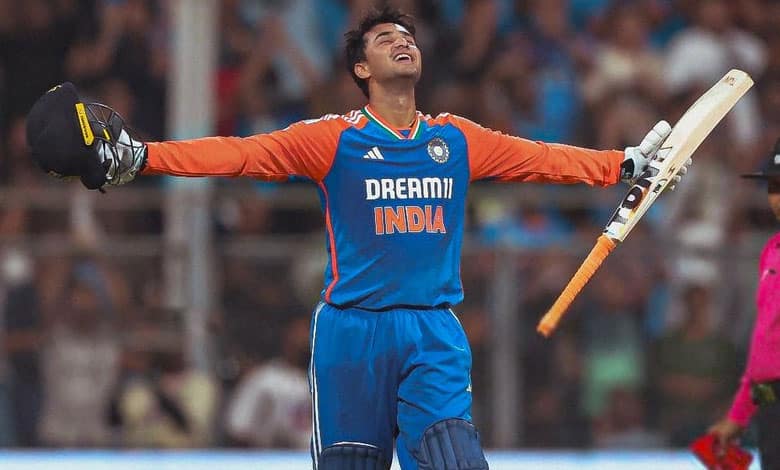 Abhishek Sharma’s Fiery Century Powers India to 247/9 in 5th T20I Against England