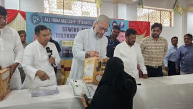 AIMIM Hosts Sewing Machines Distribution Program in Hyderabad’s Yakutpura