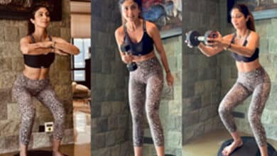 Shilpa Shetty Shares Motivational Bosu Ball Workout to Kickstart the Week