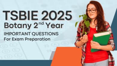 Telangana Intermediate 2025 Botany 2nd Year Guess Paper: Key Questions for Exam Success