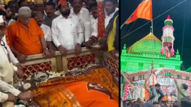 Maharashtra Deputy CM Eknath Shinde’s Aarti at Haji Malang Dargah Ignites Religious Controversy