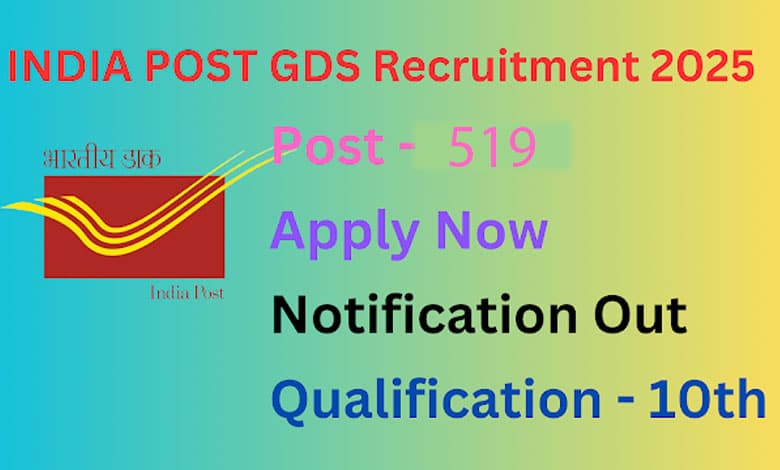 Telangana India Post GDS Recruitment 2025: 519 Vacancies for 10th Pass Candidates – Check Division-wise List