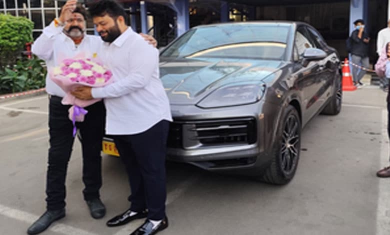 Balakrishna Gifts Music Director Thaman a Brand-New Porsche