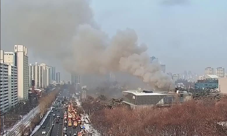 South Korea: Fire Breaks Out at National Hangeul Museum; Firefighter Injured