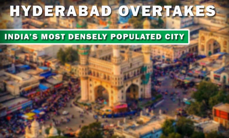 Hyderabad Overtakes Delhi as India’s Most Densely Populated City: Growth, Challenges, and Future