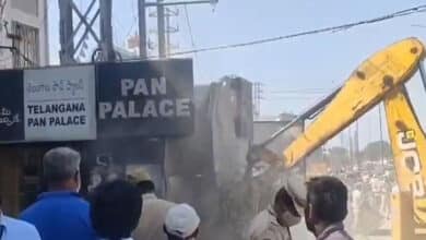 Hyderabad: Hydraa Begins Demolition in Durga Nagar X Road