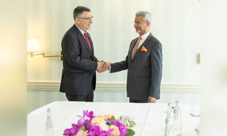 EAM Jaishankar Meets Israel FM Gideon Saar at Munich Security Conference 2025