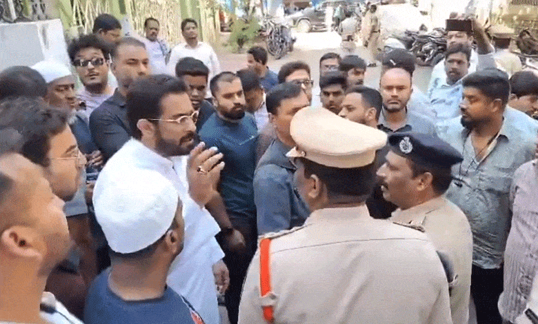 Congress and Majlis Clash in Nampally: Tensions Escalate Over Teacher Salaries