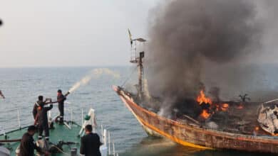 Burning Boat in Mumbai’s Alibaug Sea: Terrifying Video Goes Viral