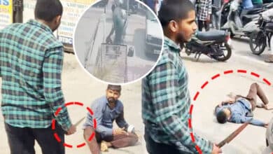 Watch: Shocking Murder in Hyderabad: Son Brutally Kills Father in Broad Daylight