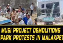 Hyderabad: Musi Project Demolitions Spark Protests in Malakpet, Residents Demand Fair Housing