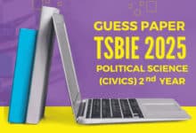 Telangana Intermediate 2025 Political Science (Civics) 2nd Year Guess Paper: Key Questions to Boost Exam Prep