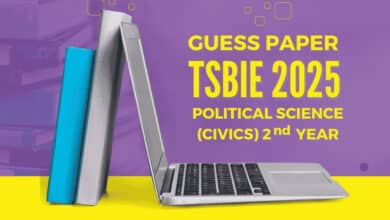 Telangana Intermediate 2025 Political Science (Civics) 2nd Year Guess Paper: Key Questions to Boost Exam Prep