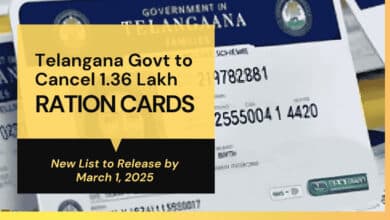 Telangana May Cancel 1.36 Lakh Ineligible Ration Cards: New List to Release by March 1, 2025