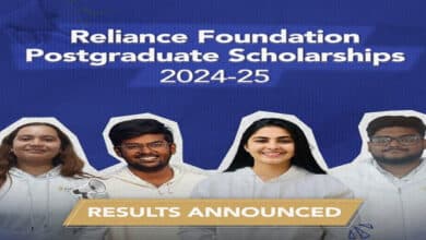 Reliance Foundation Announces Postgraduate Scholarship Results 2024-25