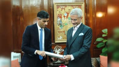 Former UK Prime Minister Rishi Sunak Meets EAM S. Jaishankar in New Delhi